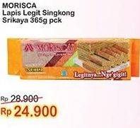 Promo Harga MORISCA Lapis Legit Singkong Batang Srikaya 365 gr - Indomaret