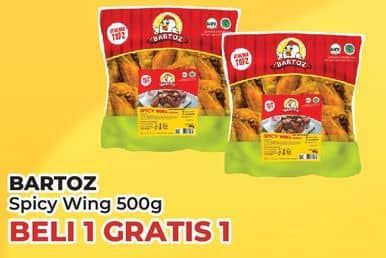 Promo Harga Bartoz Spicy Wing 500 gr - Yogya