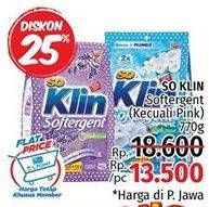 Promo Harga SO KLIN Softergent All Variants 770 gr - LotteMart