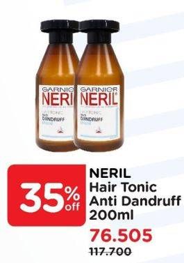 Promo Harga NERIL Hair Tonic 200 ml - Watsons