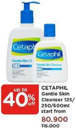 Promo Harga CETAPHIL Gentle Skin Cleanser 125 ml - Watsons