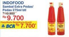 Promo Harga INDOFOOD Sambal Ekstra Pedas, Pedas 275 ml - Indomaret