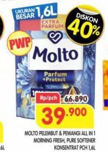 Promo Harga Molto All in 1/Molto Softener Ultra Pure   - Superindo