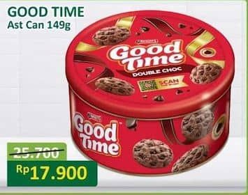 Promo Harga Good Time Chocochips Assorted Cookies Tin 149 gr - Alfamart