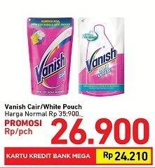 Promo Harga VANISH Penghilang Noda Cair Pink, White  - Carrefour