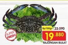 Promo Harga Rajungan Bulat per 100 gr - Superindo