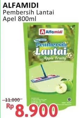 Promo Harga Alfamidi Pembersih Lantai Apple Fruity 800 ml - Alfamidi