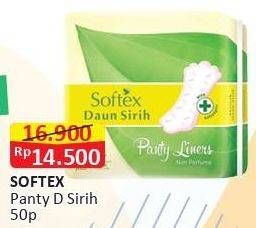 Promo Harga Softex Pantyliner Daun Sirih Regular 50 pcs - Alfamart