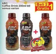Promo Harga ABC Minuman Kopi All Variants 200 ml - Indomaret