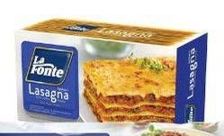 Promo Harga LA FONTE Lasagna 450 gr - LotteMart