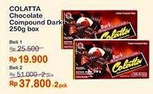 Promo Harga Colatta Compound Dark 250 gr - Indomaret