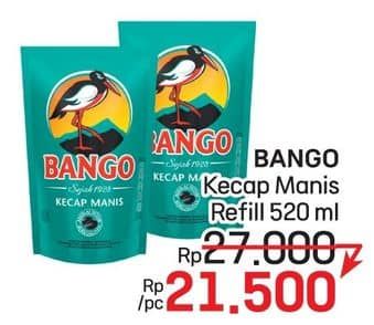 Promo Harga Bango Kecap Manis 520 ml - LotteMart