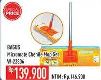 Promo Harga BAGUS Micromate Chenile Mop Set  - Hypermart
