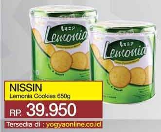 Promo Harga NISSIN Cookies Lemonia Twist 650 gr - Yogya