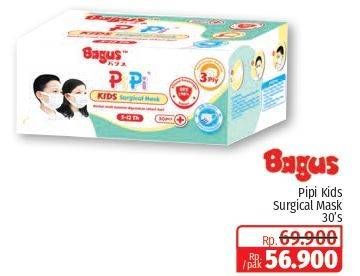 Promo Harga Bagus Pipi Kids Mask Surgical 30 pcs - Lotte Grosir