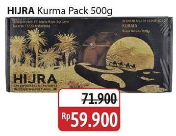 Promo Harga Hijra Kurma 500 gr - Alfamidi