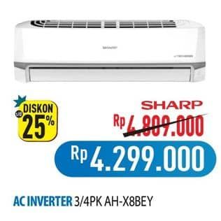 Promo Harga Sharp AH-X8BEY/WH  - Hypermart