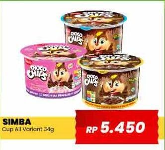 Promo Harga Simba Cereal Choco Chips All Variants 34 gr - Yogya