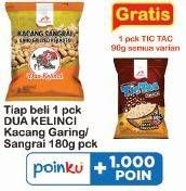 Promo Harga DUA KELINCI Kacang Garing Original, Sangrai 180 gr - Indomaret