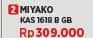 Miyako KAS-1618 Stand Fan  Harga Promo Rp309.000