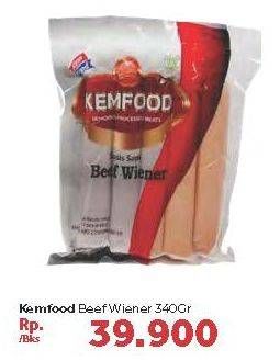 Promo Harga KEMFOOD Beef Wiener 340 gr - Carrefour