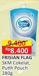 Promo Harga FRISIAN FLAG Susu Kental Manis Cokelat, Putih 280 gr - Alfamart