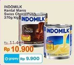 Promo Harga Indomilk Susu Kental Manis Cokelat, Plain 370 gr - Indomaret