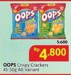 Promo Harga Oops Crispy Cracker All Variants 45 gr - Alfamidi