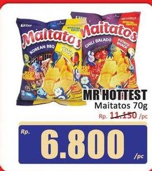 Promo Harga Mr Hottest Maitatos 70 gr - Hari Hari