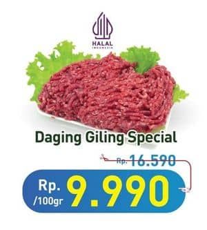 Promo Harga Daging Giling Sapi Spesial per 100 gr - Hypermart