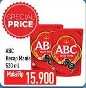 Promo Harga ABC Kecap Manis 520 ml - Hypermart