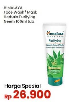 Promo Harga Himalaya Facial Wash/Purifying Neem Mask  - Indomaret