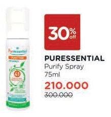 Promo Harga PURESSENTIEL Purifying Air Spray 75 ml - Watsons