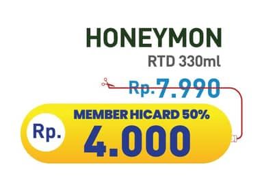 Promo Harga Honeymon Honey Lemon Drink 330 ml - Hypermart