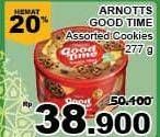 Promo Harga GOOD TIME Chocochips Assorted Cookies Tin 277 gr - Giant