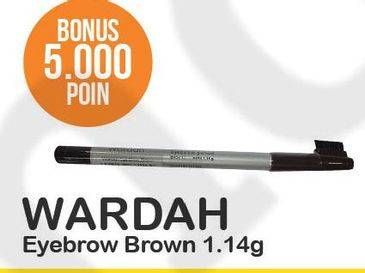 Promo Harga WARDAH Eyexpert Eyebrow Brown 1 gr - Alfamart