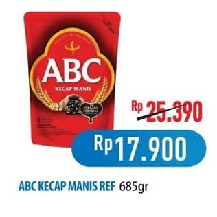 Promo Harga ABC Kecap Manis 685 ml - Hypermart