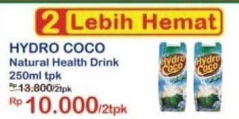 Promo Harga HYDRO COCO Minuman Kelapa Original per 2 box 250 ml - Indomaret