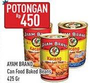 Promo Harga Ayam Brand Baked Beans 425 gr - Hypermart