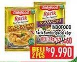Promo Harga Indofood Bumbu Racik Special Gulai, Special Kare, Special Opor Ayam, Special Rawon, Special Rendang, Special Soto Ayam 45 gr - Hypermart