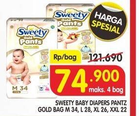 Promo Harga Sweety Gold Pants M34, L28, XL26, XXL22  - Superindo