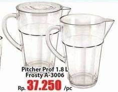 Promo Harga ONYX Crystal Dishware A3006 Pitcher Prof 1.8L  - Hari Hari
