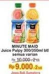 Promo Harga Minute Maid Juice Pulpy All Variants 300 ml - Indomaret
