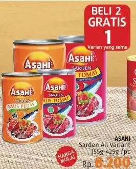 Promo Harga ASAHI Sardines   - LotteMart