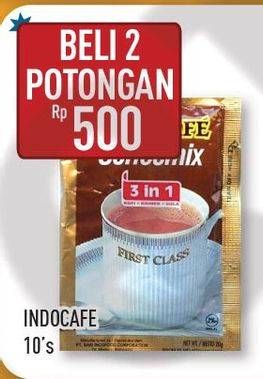 Promo Harga Indocafe Coffeemix per 2 pouch 10 pcs - Hypermart