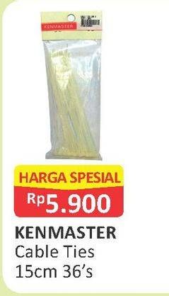 Promo Harga KENMASTER Cable Tie 15cm 36 pcs - Alfamart