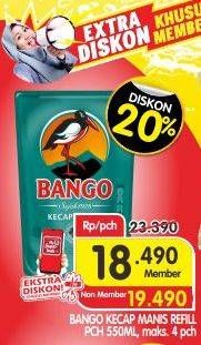 Promo Harga BANGO Kecap Manis 550 ml - Superindo