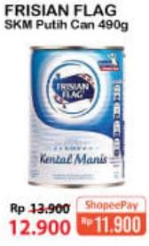 Promo Harga FRISIAN FLAG Susu Kental Manis Putih 490 gr - Alfamart