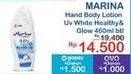 Promo Harga Marina Hand Body Lotion UV White Healthy Glow 460 ml - Indomaret