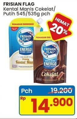 Promo Harga Frisian Flag Susu Kental Manis Cokelat, Putih 535 gr - Indomaret